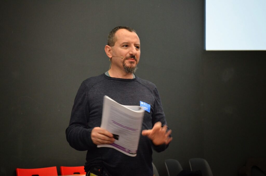 2014 | Spettacolo didattico La lezione di italiano presso il Museo MAXXI a Roma