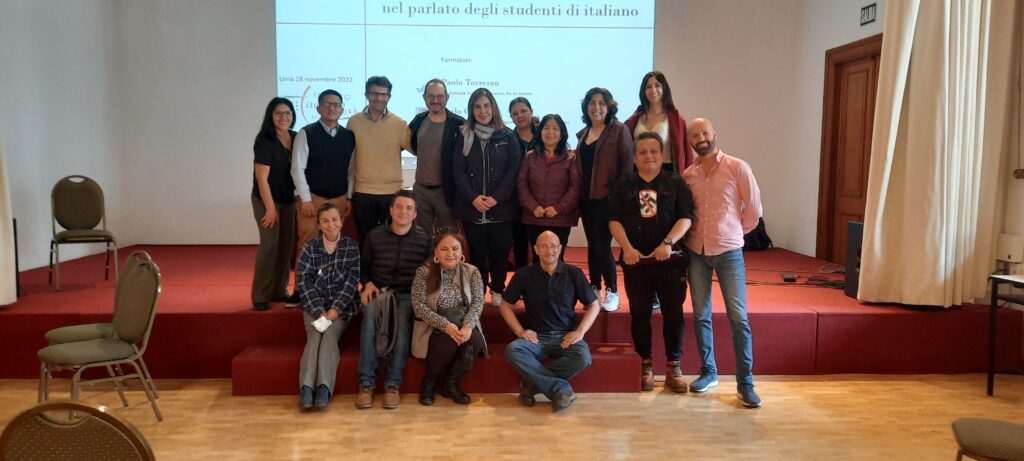 2022 | Corso di aggiornamento presso l'Istituto Italiano di Cultura di Lima, Perù