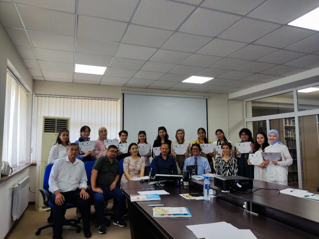 2023 | Corso di formazione presso l'Università delle lingue mondiali a Tashkent, Uzbekistan